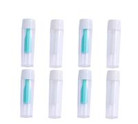 Beatifufu 8PCS Silicone Lens Remover Tool with Suction Stick for Hard and Rgp Lenses Slip Surface Hygienic Package Travel and Home Use Includes Green and White Inserters