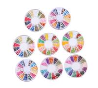 Beatifufu 8pcs Unique Nail Art Ornaments of Clay Fruit Slice Nail Art Supplies for Women
