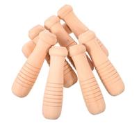 Beatifufu 8pcs Wooden Handle Replacement with Hanging Grip for Wok Pots Pans and Garden Tools Handmade Smooth Texture Cookware and Tool Handles for Easy Swap and Space Saving Storage