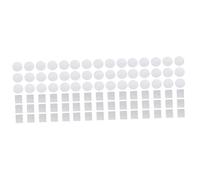 Beatifufu 90pcs Eyeshadow Palette Metal Stickers Adhesive Eye Shadow Palette Accessories for Custom Makeup Designs for Creating