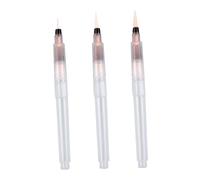 Beatifufu 9pcs Water Soluble Colored Brush Pens with Fine and Flat Tips Watercolor Painting Markers for Artists and Beginners Easy Water Flow Control Leak-resistant Design Suitable for