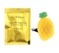 Beatifufu Air Vent Clip Car Air Outlet Perfume Clip Pineapple Shape Acrylic Material Lasting Scent Covers up Peculiar Smells Car Interior Chic Decorative Accessory