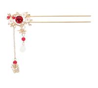 Beatifufu Antique Copper Hairpin for Women Retro Headdress Unique Chinese Style Hair Stick Elegant Accessory for Festivals Ceremonies and Parties