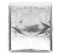 Beatifufu Automatic Opening Stainless Steel Cigarette Case Creative Tobacco Holder with Pressure Resistance and Moisture Protection for Outdoor Use