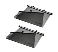 Beatifufu Automatic Retractable Car Side Window Sun Shade Shield Heat Insulation Roller Shades for Driver and Passenger Easy Install Black Mesh Curtains Blocking Glare and UV