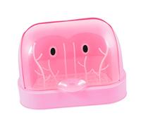 Beatifufu Baby Bottle Box Pink Drying Rack with Draining Design and Simple Installation Pp Milk Bottle Container for Home and Travel Use Baby Feeding Storage