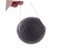 Beatifufu Bamboo Charcoal Facial Sponge Natural Organic Exfoliating Cleanser for Oily and Prone Skin Deep Pore Cleansing Gentle Sensitive Complexion