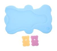 Beatifufu Bath Mat Boy Girl Bath Sponge Non-Slip for Cartoon Design Cushion Mat Random Color