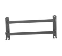 Beatifufu Bathroom Towel Holder Rack Aluminum Alloy Double Rod 40cm Wall Mounted Towel Rail Organizer for Shower and Toilet Gunmetal