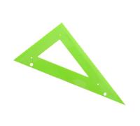 Beatifufu Braille Measuring Ruler Durable Plastic Triangle Geometry Tool with Tactile Angle and Scale Markings High Contrast Design for Blind Learning Supplies School Office Home