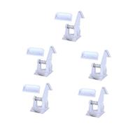 Beatifufu Cabinet Locks Easy No Tools Required Installation 5pcs White for Child Safety Plastic with Sticky Base and Key Baby Drawer and Cupboard Locks for Kitchen and Home Use