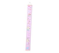 Beatifufu Canvas Kids Growth Chart Height Measurer Wall Decal Cartoon Decor Growth Record