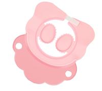 Beatifufu Cap, Shampoo to Silicone Baby Design Cartoon with Adjustable Easy Wear and Protects Soft Pink Bathing Hat for Comfortable Washing Eyes Water Infant Hair