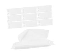 Beatifufu Car Visor Tissue Pack Refillable 10pcs Soft Absorbent Auto Visor Tissues for Car Interior Travel Vehicle Accessory