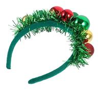 Beatifufu Christmas Ball Headband Soft Cozy Xmas Hair Accessory Festive Party Headdress for Women Holiday Decoration
