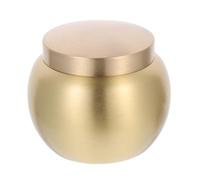 Beatifufu Copper Mini Ashes Urn Decorative Pet Cinerary Jar Sealed Metal Cremation Casket Small Size Suitable for Human and Pet Memorial Storage