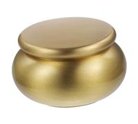 Beatifufu Copper Small Sealing Urn for Ashes Portable Mini Storage Jar Airtight Metal Container for Cremation Ash Keepsake Jewelry Incense Powder Holder Copper Material