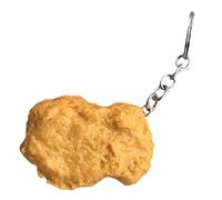 Beatifufu Creative Simulated Fried Chicken Keychain Pendant Adorable Student Bag Accessory Hanging Pendant Novelty for Chicken and Keyring Collectors