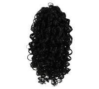 Beatifufu Curly Ponytail Hair Piece Extension African Curly Hair Extension for Women for Volume and Fullness Buns Ponytails Safe Easy to Clean and Stylish for Daily Party Use