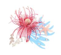 Beatifufu Cute Seashell Hair Clip for Girls Decorative Mermaid Hair Accessories Safe Practical Unique Design Non-