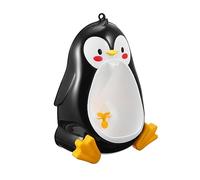 Beatifufu Data ["wall-Mounted Penguin Shaped Boys Urinal Potty Trainer for Bathroom Use, Made of Sturdy Pp Material with Windmill Rotation Feature,