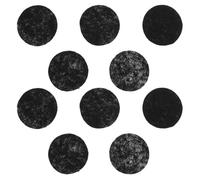 Beatifufu DIY Black Non-woven Fabric Headdress Decor Accessories 400pcs 25mm round Discs for Handmade Hair Clips Headbands Hairpin Crafts for Girls Hair Bun Styling