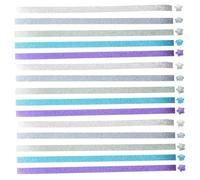 Beatifufu DIY Glitter Origami Stars Paper Strips Set Precut Colorful Craft Papers for Adults for Family Activities Scrapbooking and Creative Projects