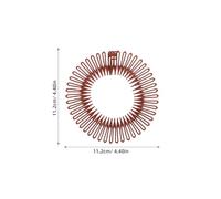 Beatifufu Elastic Invisible Hair Combs 12pcs Adjustable Stretchy Hair Styling Tool for Women Foldable Flexible Comb Clips for Bangs and Back Head Fixing