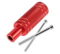 Beatifufu Electric Scooter Motorcycle Mudguard Bracket Front Mount Aluminum Alloy Red Modified Spotlight Holder Compatible with Motorbike Accessories