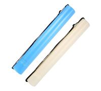 Beatifufu Extendable Plastic Drawing Storage Tube with Strap for Artists and Designers, 2pcs Telescopic Poster and Blueprints Storage Containers, White and Blue, Portable Art Document Carrying Case