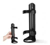 Beatifufu Fire Extinguisher Mount Kit, Wall Fire Extinguisher Holder for Car Interiors, Garage, Boat, Black Plastic, Effective Protection Against Vehicle Fires, 8.27 x 2.64 x 2.64 Inches