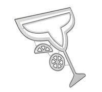 Beatifufu Funnel Shaped Cup Metal Die Cut Carbon Steel Cutting Die for Card Making Scrapbook Stencil DIY Craft Supplies