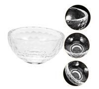 Beatifufu Glass Facial Mask Mixing Bowl for Spa and Beauty Salon Use Multipurpose Essential Oil Container Clear Crystal Bowl for Massage and Skincare Applications