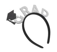Beatifufu Graduation Ceremony Headband Silver Tassels Comfortable and Stylish Hair Hoop for Graduation Season Decorative Use Cap Accessories for Ceremony