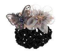 Beatifufu Hair Bun Holder Mesh Cover for Women Elegant Hair Bun Clip for Professional Attire Comfortable and Sturdy Design for Bankers and Office Workers
