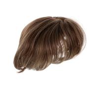 Beatifufu Hair Topper for Women Short Volume-enhancing Wiglet for Thinning Hair Breathable Synthetic Hairpiece with Color for Natural Look and Gray Coverage