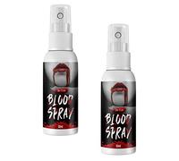 Beatifufu Halloween Party Fake Blood Makeup Spray Plasma Spray for Face Clothing Cosplay Scars Burns Effects