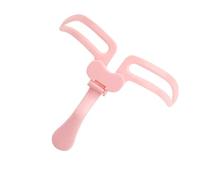 Beatifufu Handheld Eyebrow Stencil Makeup Helper Precise Tracing Adjustable Handle Plastic Portable Foldable for Skilled Ones Beginners