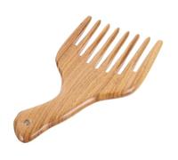 Beatifufu Handmade Natural Sandalwood Comb Wide Tooth Wooden Hair Comb for Men Women Curly Hair Brush Smooth Pick