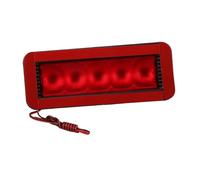 Beatifufu High Mount Trunk Center Brake Light LED Rear Tail Lamp for Vehicle Versatile Truck Lid Brake Light with Bright LED Beads Compatible with Various Cars