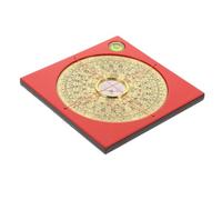 Beatifufu High-precision Copper Luo Pan Compass Taoist Feng Shui Three-element Trigram Decorative Adornment for Home Ornament and Spiritual Direction Measurement Random Color