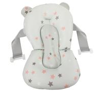 Beatifufu Inflatable Baby Bathtub Cushion with Comfortable Support and Non-Slip Polyester Cotton Material, Adjustable Floating Bath Net for Infants During Bath Time