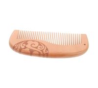 Beatifufu Intricately Carved Wooden Comb Fine Tooth Hair Comb for Men and Women Portable Anti-static Styling Tool Compact for All Hair Lengths