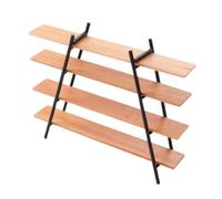 Beatifufu Irregular Miniature Dollhouse Storage Rack Wood Bookshelf for Bedroom Kitchen Decor Space Saving Multiuse Shelf for Small Items and Collectibles Display