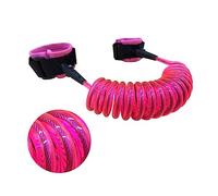 Beatifufu Kids Safety Harness Anti Lost Belt 1.5m Pink Child Leash Traction Rope for Toddlers Secure Wrist Link for Boys and Girls