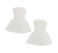 Beatifufu Knitted Wrist Soft Decorative False Sleeves Warm Frilled Fake for Women Elegant Charm Daily Wear Accessories