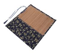 Beatifufu Large-Capacity Blue Cloth Painting Brush Roll up Bag with Bind Strap for Organised Storage and Prolonged Brush Service Life, Lightweight Art Supplies Storage Case