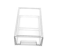 Beatifufu Large Fridge Storage Box Lid, Drawer-style Freezer Bin for Kitchen Refrigerator Organization, Food Sealing Container for Fruit and Vegetable Preservation