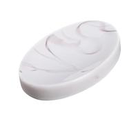 Beatifufu Marble Pattern Soap Tray and Soap Container Resin Material Multi-Function Self-Draining Design Simple Style Household Bathroom for Hotel and Home Use