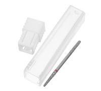 Beatifufu Metal Manicure Drill Bit for Nails Double-ended Tungsten Steel Grinding Head Efficient Cuticle Removal and Nail Reshaping Tool for Salon and Home Use